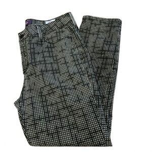 NYDJ Women’s Black and White Patterned Dress Pants Size 10
